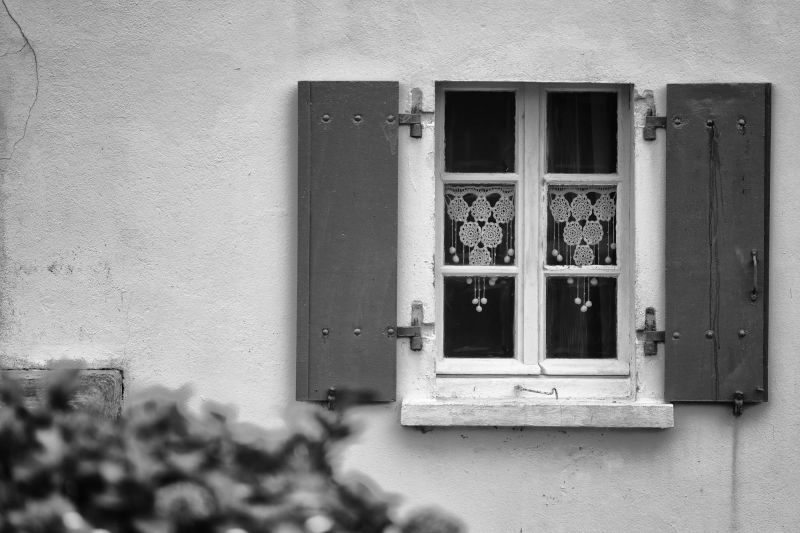 Fenêtre de maison à Ouessant